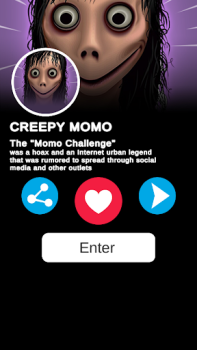 Baixar Creepy momo prank video call Jogos de ação para Android captura de tela 2