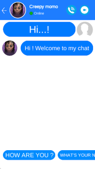 Baixar Creepy momo prank video call Jogos de ação para Android captura de tela 4