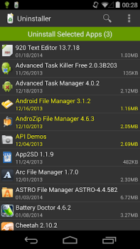 Baixar Uninstaller Emprego para Android captura de tela 3