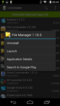 Baixar Uninstaller Emprego para Android captura de tela 5