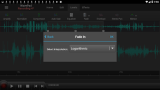 Baixar WavePad Audio Editor Música e áudio para Android captura de tela 3
