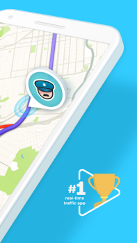 Baixar Waze – GPS e Trânsito ao vivo Mapas e navegação para Android captura de tela 2