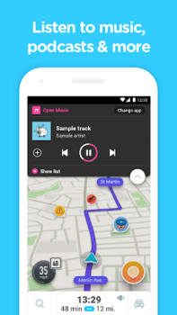 Baixar Waze – GPS e Trânsito ao vivo Mapas e navegação para Android captura de tela 5