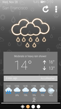 Baixar Weather Clock Clima para Android captura de tela 4