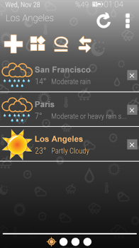 Baixar Weather Clock Clima para Android captura de tela 7
