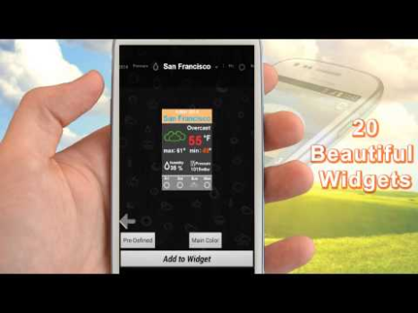 Baixar Weather Clock Clima para Android captura de tela 8