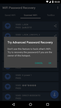 Baixar WiFi Password Recovery Ferramentas para Android captura de tela 3