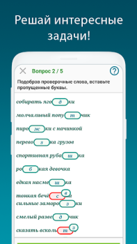 Baixar Русский язык - тесты ЕГЭ, ЦТ Educação para Android captura de tela 2