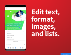 Baixar Adobe Acrobat Reader: Edit PDF Emprego para Android captura de tela 6