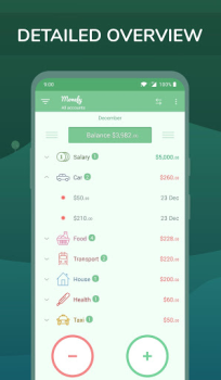 Baixar Monefy - Gerente de orçamento Finanças para Android captura de tela 2