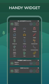 Baixar Monefy - Gerente de orçamento Finanças para Android captura de tela 4