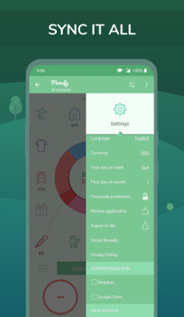 Baixar Monefy - Gerente de orçamento Finanças para Android captura de tela 6