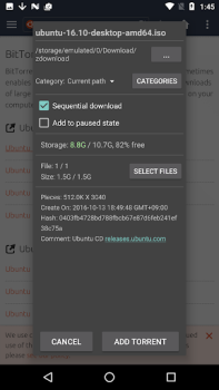 Baixar zetaTorrent Ferramentas para Android captura de tela 2