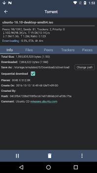 Baixar zetaTorrent Ferramentas para Android captura de tela 4