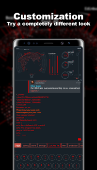 Baixar Hacker System Launcher Personalização para Android captura de tela 3