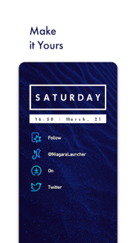 Baixar Niagara Launcher Ecrã inicial Personalização para Android captura de tela 7