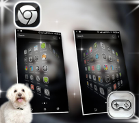 Baixar Cute Puppy Launcher Theme Personalização para Android captura de tela 4