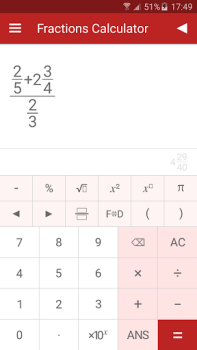 Baixar Calculadora de Frações Educação para Android captura de tela 2