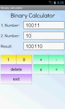 Baixar Calculadora Binária Educação para Android captura de tela 2