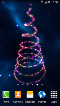 Baixar 3D Christmas Tree Wallpaper Personalização para Android captura de tela 3