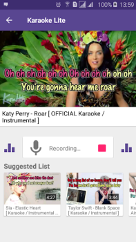 Baixar Karaoke Lite: Sing & Record Entretenimento para Android captura de tela 3