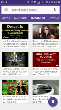 Baixar Karaoke Lite: Sing & Record Entretenimento para Android captura de tela 5