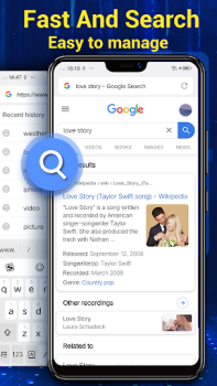 Baixar Navegador para Android Contato para Android captura de tela 3