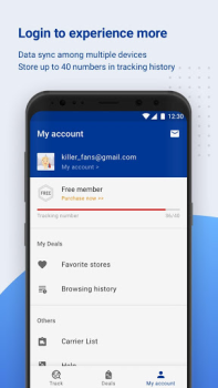 Baixar Pacote e Rastreador de Pedidos Emprego para Android captura de tela 6