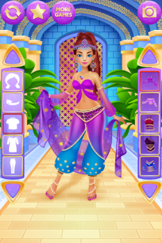 Baixar Vestir Princesas Jogos Meninas Casual para Android captura de tela 2
