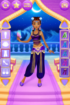 Baixar Vestir Princesas Jogos Meninas Casual para Android captura de tela 3