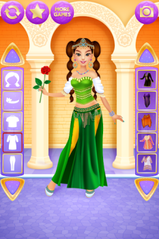Baixar Vestir Princesas Jogos Meninas Casual para Android captura de tela 4