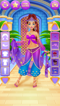 Baixar Vestir Princesas Jogos Meninas Casual para Android captura de tela 5