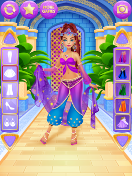 Baixar Vestir Princesas Jogos Meninas Casual para Android captura de tela 7