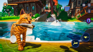 Baixar Little Cat Kitty Big City 3D Jogos de papéis para Android captura de tela 5