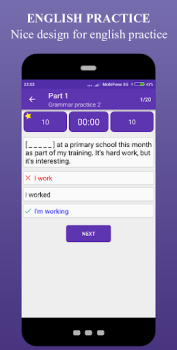 Baixar English Grammar Test - Grammar Educação para Android captura de tela 4