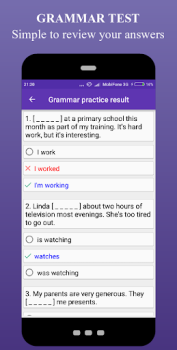 Baixar English Grammar Test - Grammar Educação para Android captura de tela 5