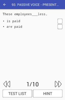 Baixar 5555 English Grammar Tests Educação para Android captura de tela 3