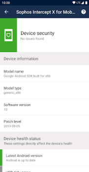 Baixar Sophos Intercept X for Mobile Ferramentas para Android captura de tela 2