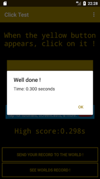 Baixar Click Test : Test de réactivit Arcade para Android captura de tela 2