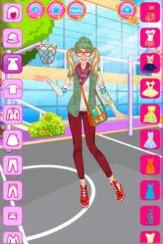 Baixar Escola Jogo de Moda de Meninas Casual para Android captura de tela 3