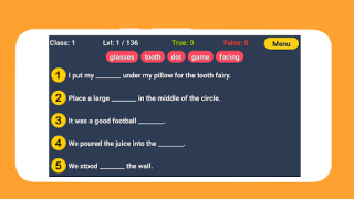 Baixar English Word Fill Educação para Android captura de tela 2