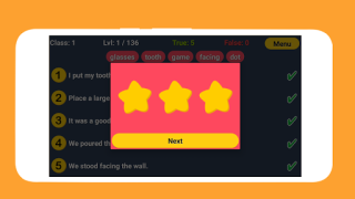 Baixar English Word Fill Educação para Android captura de tela 6