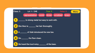 Baixar English Word Fill Educação para Android captura de tela 7