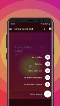Baixar Toques Engraçados para Celular Música e áudio para Android captura de tela 5