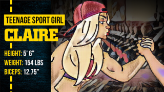Baixar Armwrestling With Muscle Girls Jogos de esporte para Android captura de tela 2