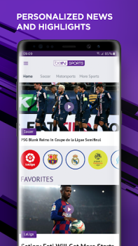 Baixar beIN SPORTS Esporte para Android captura de tela 2