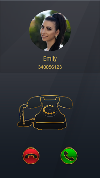 Discador de Numero Tema Preto