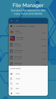 Baixar 7Zip & Zip - Gerenciador Ferramentas para Android captura de tela 7