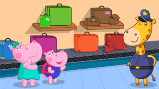 Baixar Hippo: Jogo no aeroporto Jogos de Aprendizagem para Android captura de tela 2