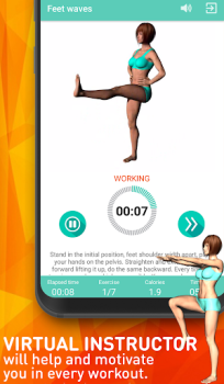 Baixar Aerobics workout at home Saúde e Bem-estar para Android captura de tela 3